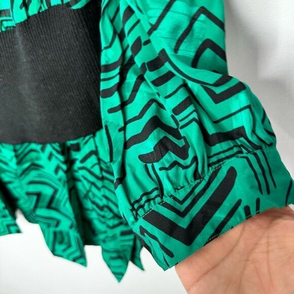 Vintage Neiman Marcus silk blouse and skirt set size 16 - Picture 8 of 8